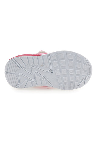 Rosa und Silber Stern gemusterten ersten Schritte Trainer Pitt Kinder PK2187B