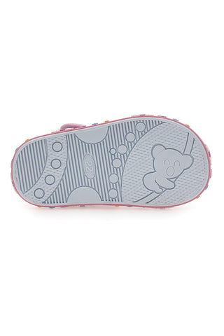 Blaue Sandalen mit Regenbögen und Herzen Pitt Kinder PK2406C
