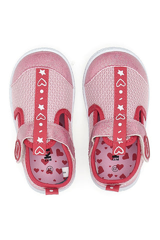 Rosa Riemchenschuhe Pitt Kinder PK1100A
