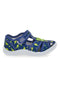 Blaue Dinosaurier gemusterte Sandalen Pitt Kinder PK2492F