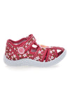 Rote Schuhe mit doppelten Riemen Pitt Kinder PK3904A