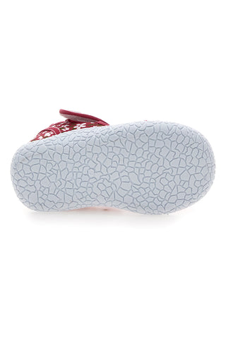 Rote Schuhe mit doppelten Riemen Pitt Kinder PK3904A