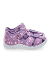 Scarpe viola con doppio strappo Pitt kids PK2876B