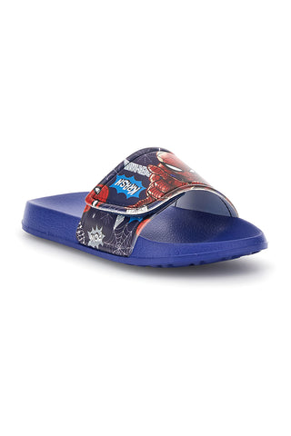 Blaue Hausschuhe mit Spiderman-Aufdruck R1310659S01
