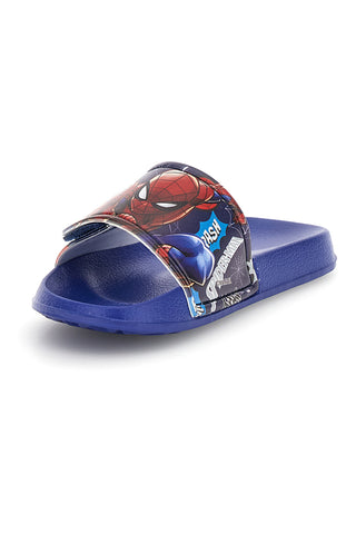 Blaue Hausschuhe mit Spiderman-Aufdruck R1310659S01