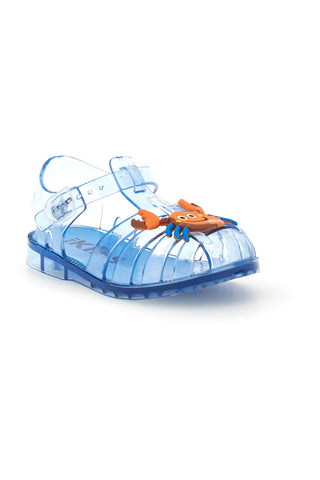 Sandali da mare azzurri trasparenti con pesce Pitt Kids 3142667