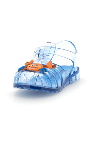 Sandali da mare azzurri trasparenti con pesce Pitt Kids 3142667