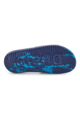 Blaue Hausschuhe mit Logoband Arena 009278 100