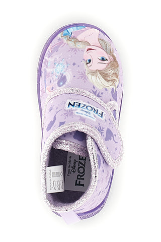 Scarpe da casa lilla con stampa Frozen D4310797T