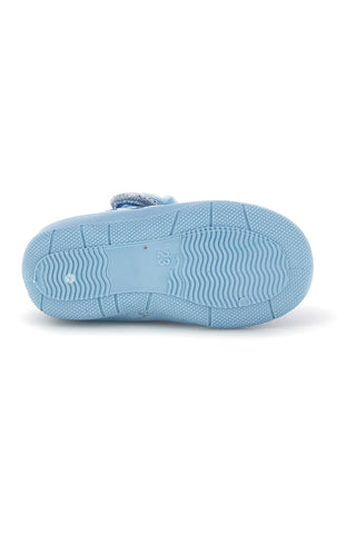 Hellblaue Hausschuhe mit „Frozen“-Aufdruck D4310799T