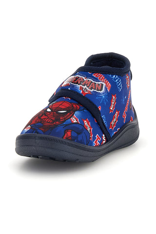 Scarpe da casa blu e rosse con stampa Spiderman R1310754T