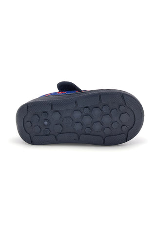 Scarpe da casa blu e rosse con stampa Spiderman R1310754T