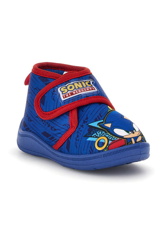 Blaue und rote Hausschuhe mit Sonic-Aufdruck N9610106T