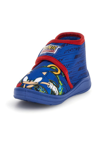 Blaue und rote Hausschuhe mit Sonic-Aufdruck N9610106T