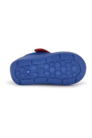 Blaue und rote Hausschuhe mit Sonic-Aufdruck N9610106T