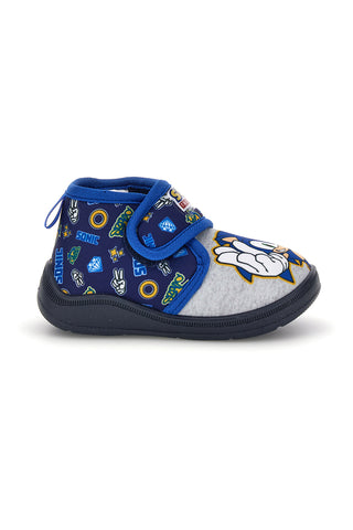 Scarpe da casa blu con stampa Sonic N9610143T
