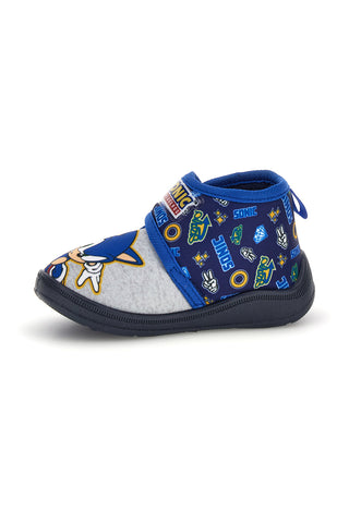 Blaue Hausschuhe mit Sonic-Aufdruck N9610143T