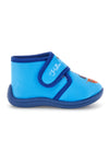Hellblaue Hausschuhe mit Piratenmotiv von Pitt Kids, Modell PK2984A