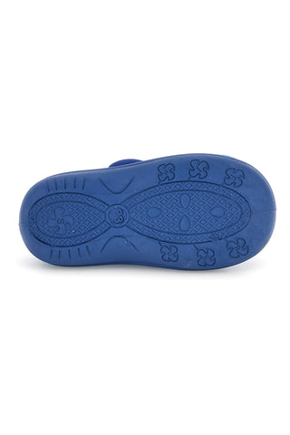 Hellblaue Hausschuhe mit Piratenmotiv von Pitt Kids, Modell PK2984A