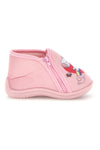 Rosa Hausschuhe mit Einhorn von Pitt Kids, Modell PK2915A