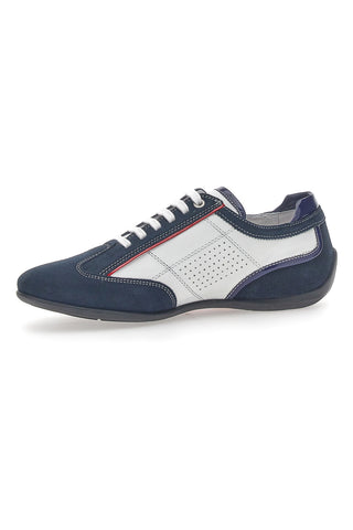 Scarpe Stringate Pittarello Plus 6213 Blu-Bianche