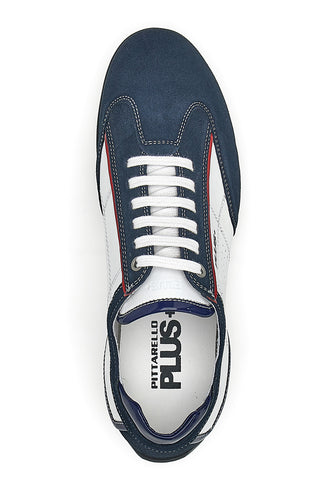 Scarpe Stringate Pittarello Plus 6213 Blu-Bianche