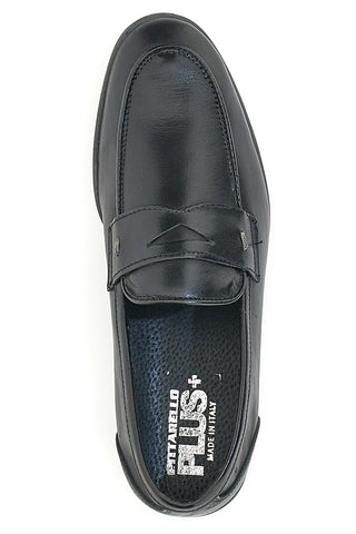 Pittarello Plus Echtleder Mokassin 602503 Schwarz