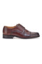 Scarpe Stringate Marroni in Vera Pelle Pittarello Plus 613