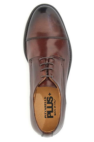 Scarpe Stringate Marroni in Vera Pelle Pittarello Plus 613