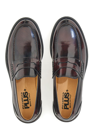 Pittarello Plus 22 Bordeaux Echtleder-Mokassin