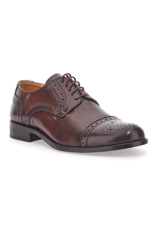 Scarpe Stringate Vera Pelle Legno Pittarello Plus 611