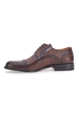 Scarpe Stringate Vera Pelle Legno Pittarello Plus 611