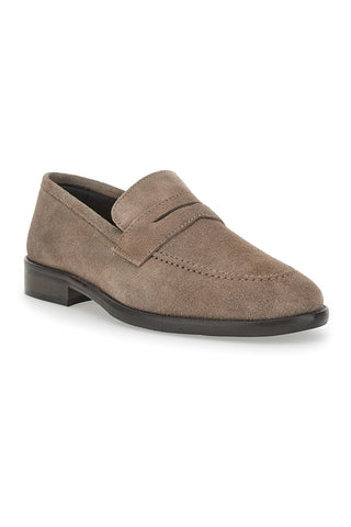 Pittarello Plus 66 Mokassins aus echtem Wildleder in Taupe