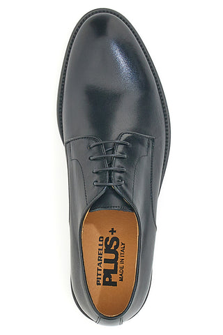 Pittarello Plus 734 Schnürschuhe aus schwarzem Echtleder