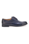 Stringate Blu In Vera Pelle Made in Italy Pittarello Plus PT911