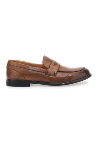Braune Loafer aus weichem Leder, handgefertigt in Italien, Pittarello Plus PT918