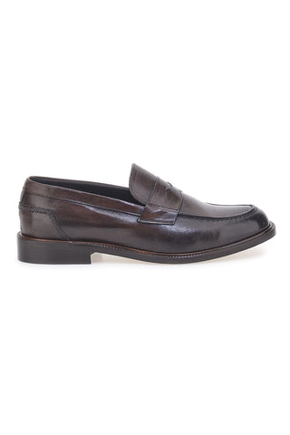 Braune Loafer, handgefertigt in Italien, Pittarello Plus PT624