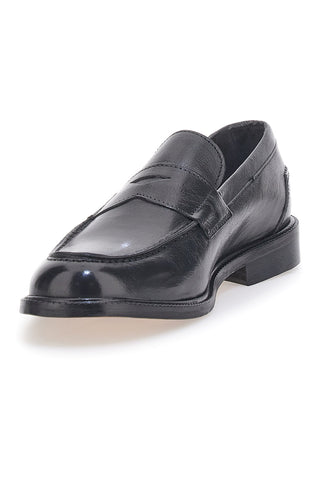 Mocassini Neri Realizzati Artigianalmente in Italia Pittarello Plus PT624