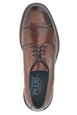 Scarpe Stringate Marroni In Pelle Made in Italy Pittarello Plus PT620