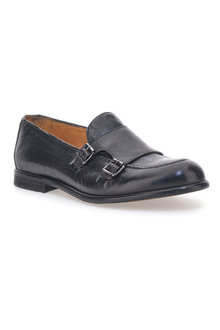 Schwarze Loafer aus weichem Leder, handgefertigt in Italien, Pittarello Plus PT616