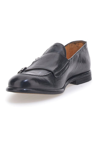 Schwarze Loafer aus weichem Leder, handgefertigt in Italien, Pittarello Plus PT616