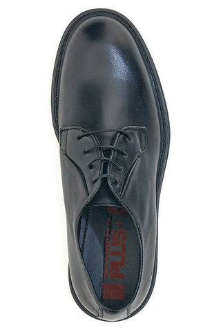 Scarpe stringate nere in vera pelle eleganti Pittarello Plus 1145