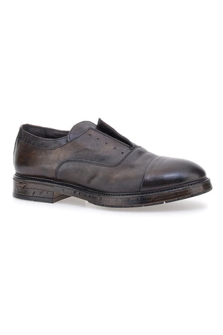 Pittarello Plus 1715P Schwarze Schnürschuhe aus echtem Leder mit Gummizug