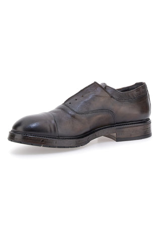 Pittarello Plus 1715P Schwarze Schnürschuhe aus echtem Leder mit Gummizug