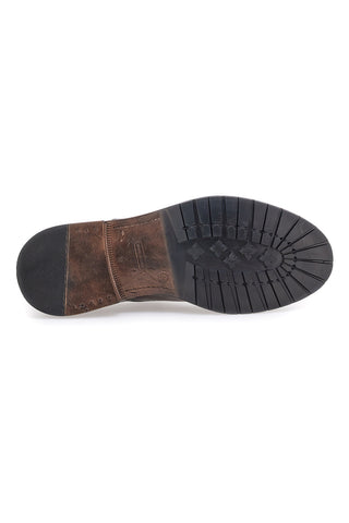 Pittarello Plus 1715P Schwarze Schnürschuhe aus echtem Leder mit Gummizug