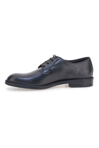 Scarpe stringate nere vera pelle artigianali Pittarello plus 1145