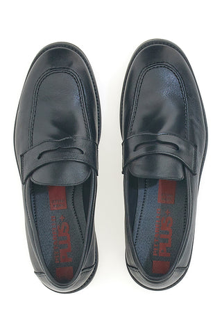 Mocassini neri pelle made in italy Pittarello plus 4056