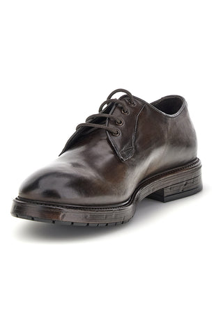 Scarpe stringate marroni in vera pelle Pittarello plus 1168