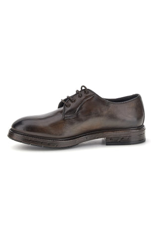 Scarpe stringate marroni in vera pelle Pittarello plus 1168