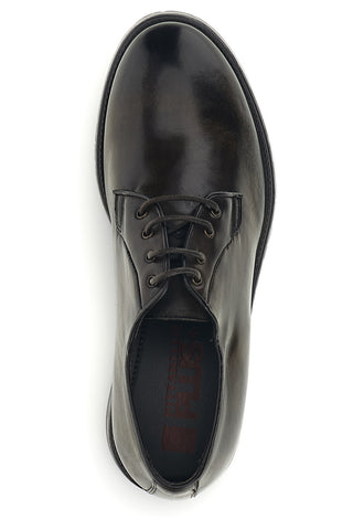 Scarpe stringate marroni in vera pelle Pittarello plus 1168